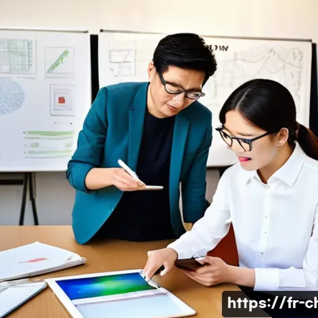 칠레 내 한국 기업의 성공 사례 - **Prompt 1: Cultural Fusion in a Collaborative Workshop**
"A vibrant, brightly lit workshop spac...